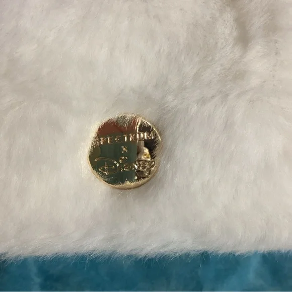 SPECTRUM Disney Alice in Wonderland White Kisslock Cosmetic Bag Clutch w/ Charm - Picture 4 of 10